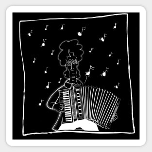 Wrong note... Accordion. 2 Sticker